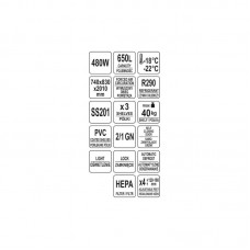 YG-05201 YATO Congelator capacitate 650 L, dimensi..